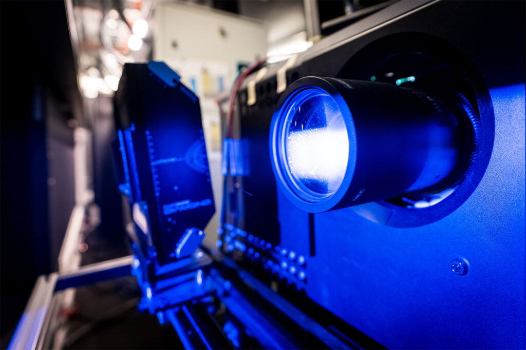 Projector at Blue Cinema